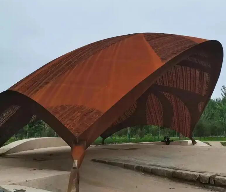 吴忠耐候钢幕墙案例